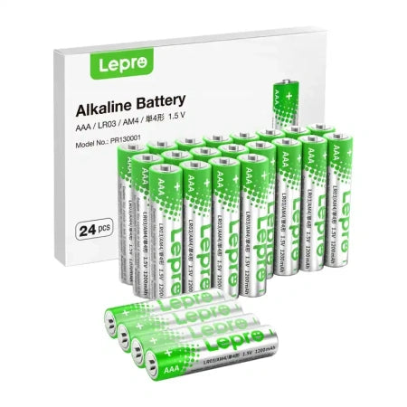 LEPRO 130001-24 Алкални батерии AAA R3, пакет от 24
