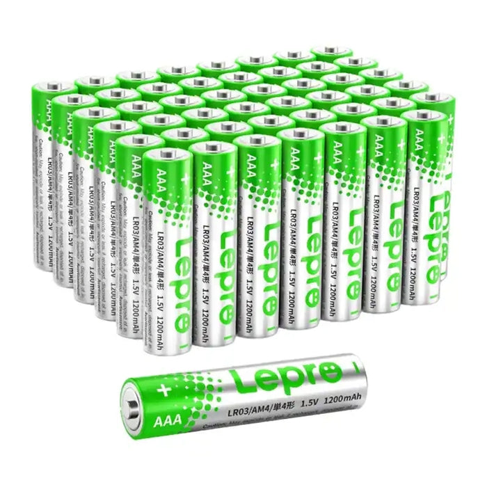 LEPRO 130001-48 Алкални батерии AAA R3, пакет от 48 броя