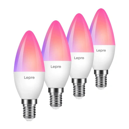 LEPRO BC1-EU-4 C37 RGBCW Wi-Fi LED крушка