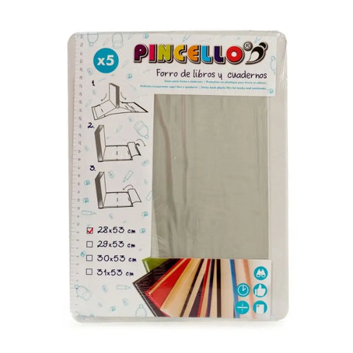 Лепяща се Корица за Книги Pincello Прозрачен 0,33 x 28 x 53