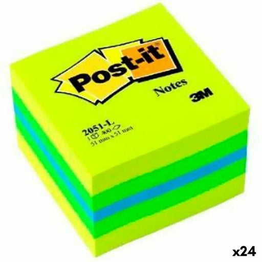 Лепящи Листчета Post-it 2051-L Многоцветен 5,1 x 5,1 cm (24