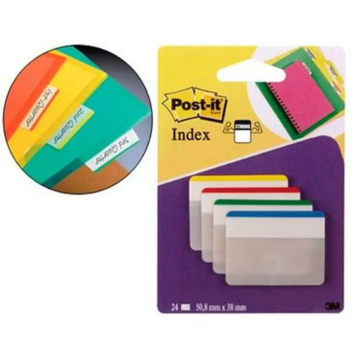 Лепящи Листчета Post-it Index 50,8 x 38 mm Многоцветен (6