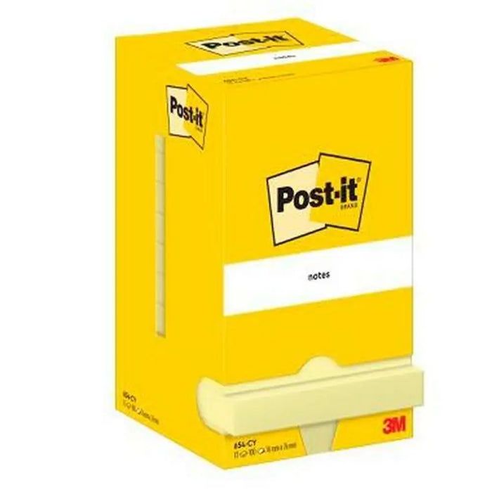 Лепящи Листчета Post-it 76 x 76 mm Жълт (2 броя)