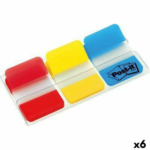 Лепящи Листчета Post-it Многоцветен 22 Листи 25 x 38 mm (6