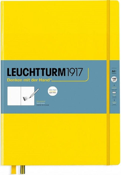 Тефтер Leuchtturm1917 Master - A4+, жълт, бели страници