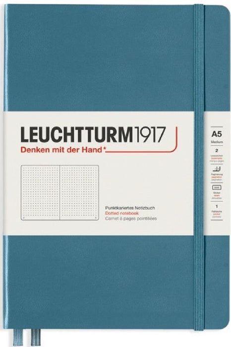 Тефтер Leuchtturm1917 А5 - Medium, тъмносин