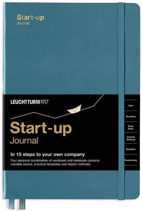 Тефтер Leuchtturm1917 - Start-up Journal, А5, Stone Blue