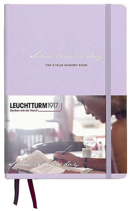 Тефтер Leuchtturm1917 Some Lines A Day - А5, лилав