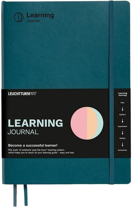 Тефтер Leuchtturm1917 Learning Journal - B5, Pacific Green, меки корици
