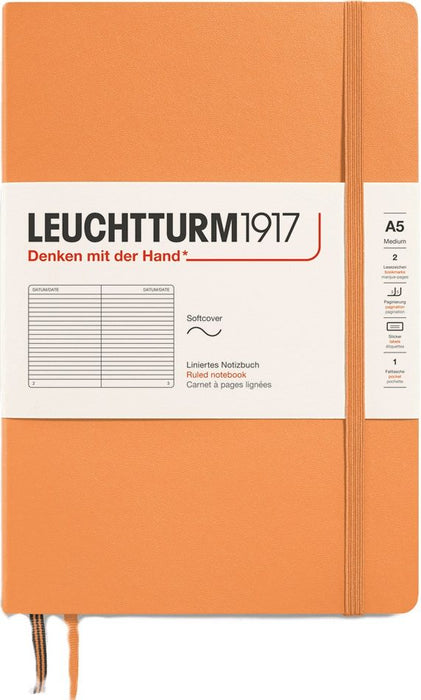 Тефтер Leuchtturm1917 New Colours - А5, линиран, Apricot
