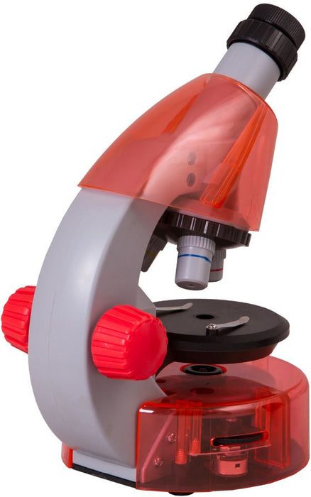 Микроскоп Levenhuk - LabZZ M101, червен