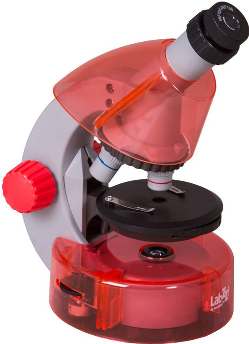 Микроскоп Levenhuk - LabZZ M101, червен