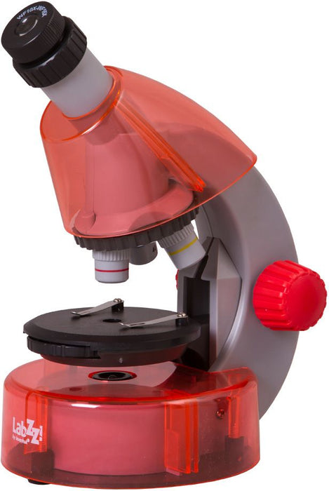 Микроскоп Levenhuk - LabZZ M101, червен