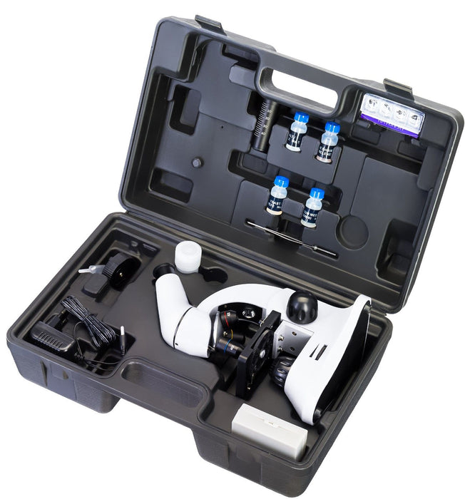 Цифров микроскоп Levenhuk - Rainbow D50L PLUS 2M, бял