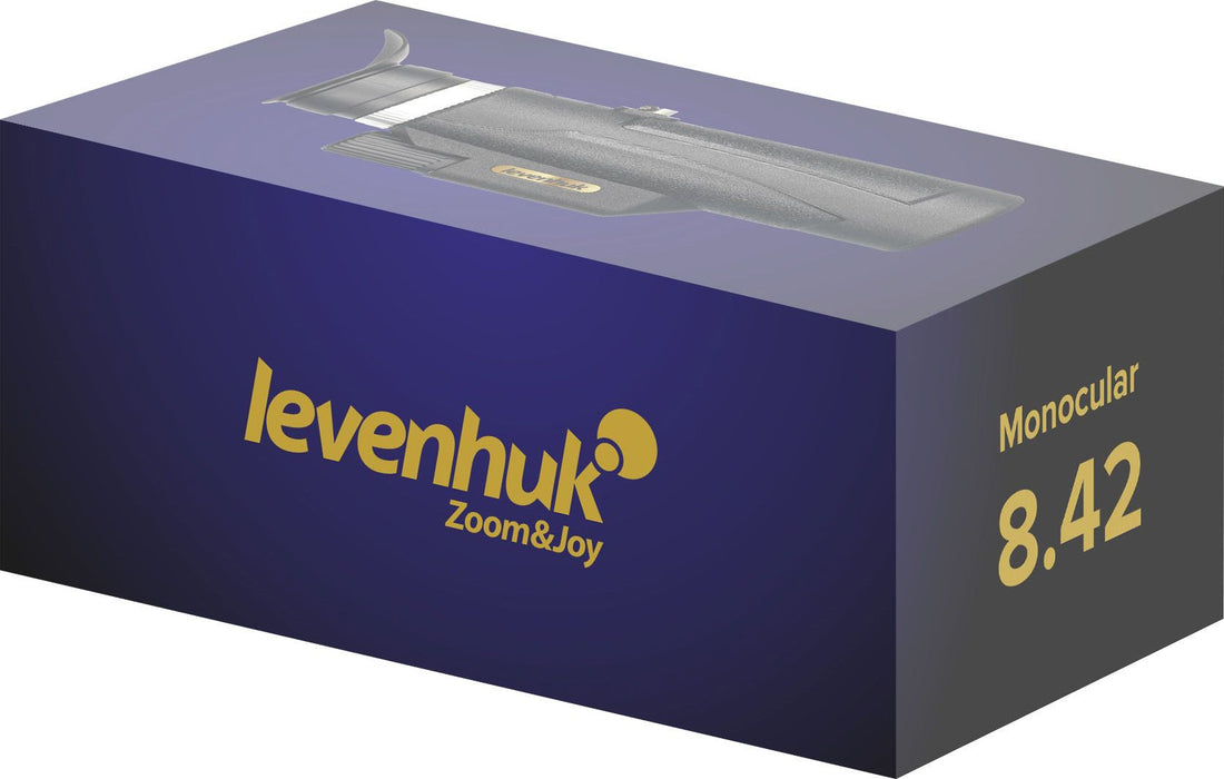 Монокъл Levenhuk - Wise PLUS, 8x42, черен