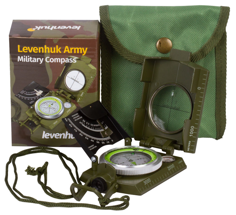 Компас Levenhuk - Army AC20, зелен