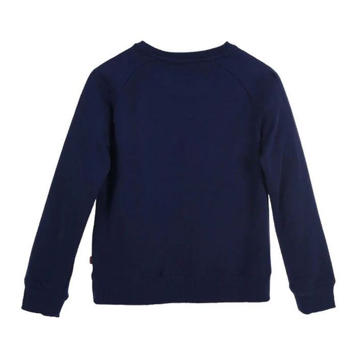 Суитчър без Качулка за Момиче Levi's Batwing Crewneck Син Тъмно синьо