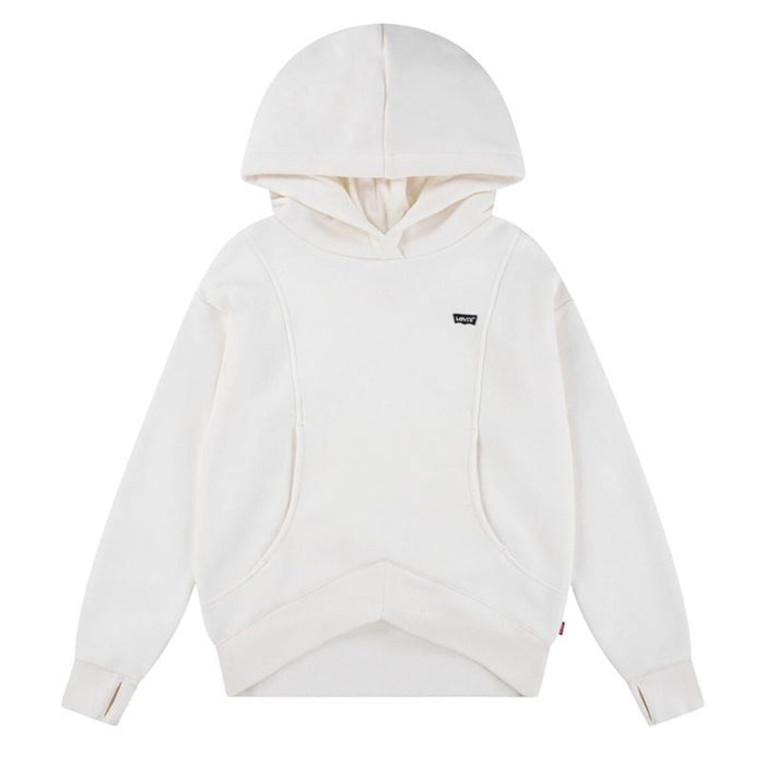 Суитчър с Качулка за Момиче Levi's Batwing Patch Бял
