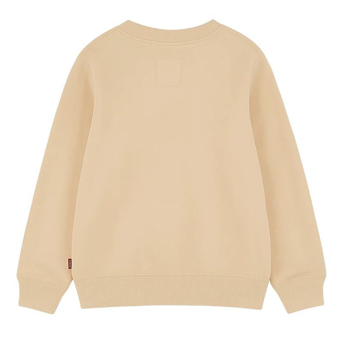 Детски суичър без качулка Levi's Batwing Crewneck Бял