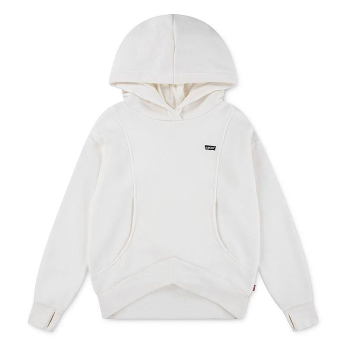 Суитчър с Качулка за Момиче Levi's Batwing Patch Бял