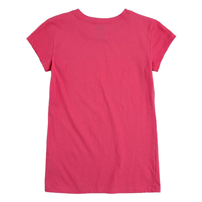 Детски Тениска с къс ръкав Levi's Batwing Girl Pink