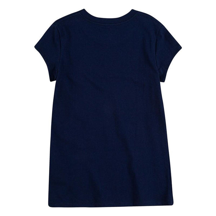 Детски Тениска с къс ръкав Levi's Batwing Girl Тъмно синьо