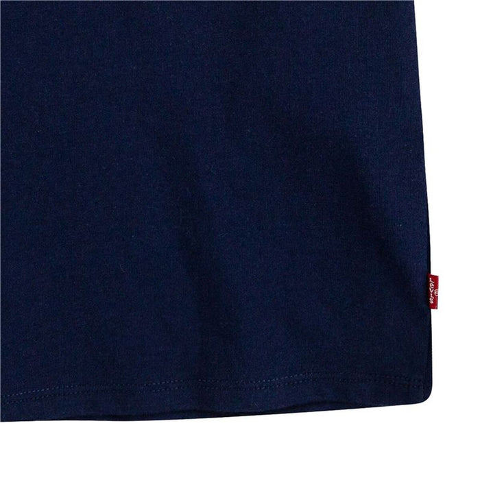 Детски Тениска с къс ръкав Levi's Batwing Girl Тъмно синьо