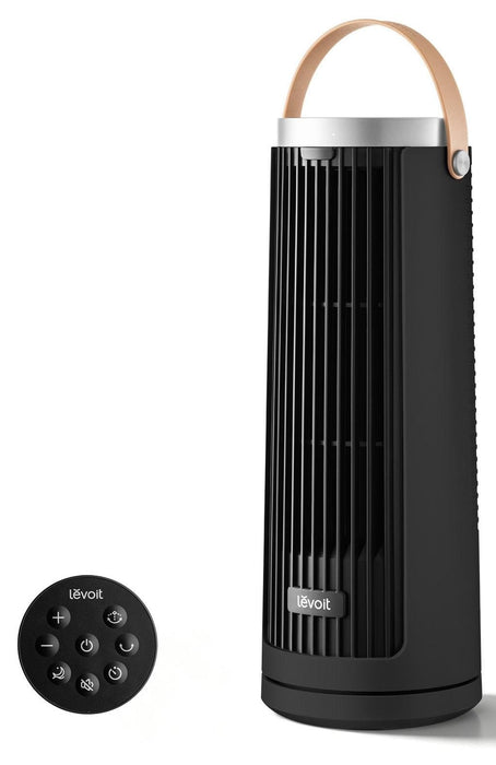 Вентилатор тип кула Levoit - Windi Mini, LTF-F132-BEUR, 7.5W, 5 степени, черен