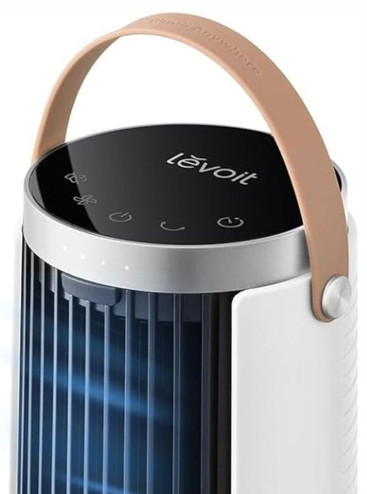 Преносим вентилатор Levoit - Windi Mini Plus, акумулаторен, бял