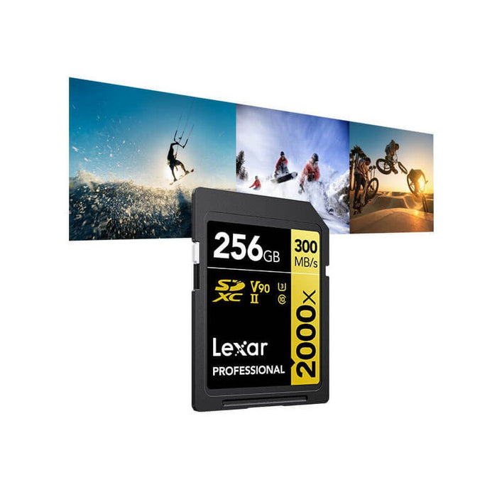 КАРТА ПАМЕТ SDXC 256GB 300/260MB/s UHS-II,C10,V90,U3 LEXAR