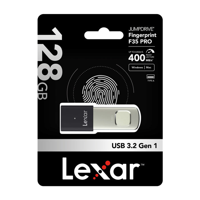 Флаш памет Lexar Fingerprint F35pro USB 3.2 128GB