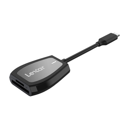 Четец за карти памет Lexar с два слота SD/microSD слота, USB-C