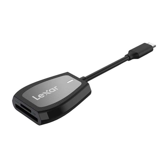 Четец за карти памет Lexar с два слота SD/microSD слота, USB-C