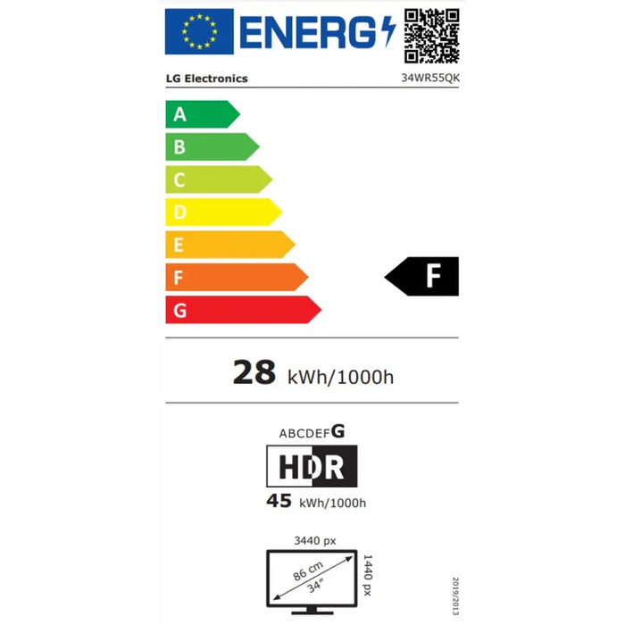 LG 34WR55QK-B 34’’ UltraWide AG извит 21:9 VA панел 5ms