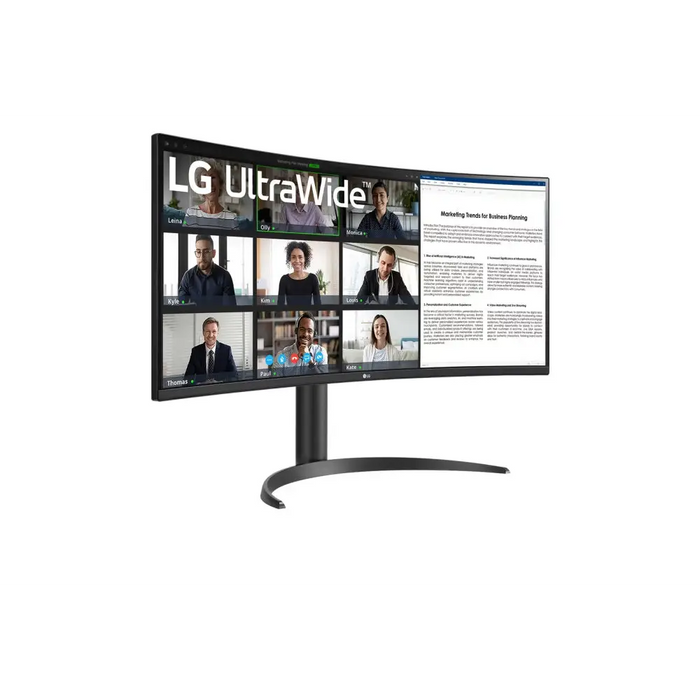 LG 34WR55QK-B 34’’ UltraWide AG извит 21:9 VA панел 5ms
