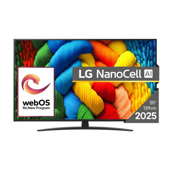 LG NanoCell AI 55NANO81A3A телевизор 139,7 см (55’’) 4K