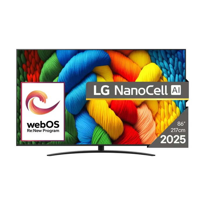LG NanoCell AI 86NANO81A3A телевизор 2.18 м (86’’) 4K Ultra