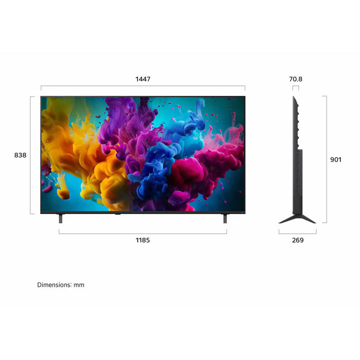 Телевизор LG 65QNED8MB6C 4K Ultra HD Mini LED evo AI SMART TV, WEBOS, 65.0 ", 164.0 см