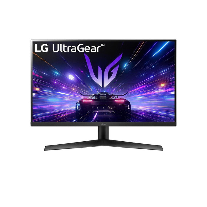 LG 27GS60F-B, UltraGear 27" IPS, AG, 1ms (GtG), 180Hz, 1000:1, HDR10, sRGB 99%, 300cd/m2, Full HD 1920x1080, NVIDIA G-SYNC, AMD FreeSync, HDMI, DisplayPort, Изход за слушалки, Режим на четене, Стабилизатор на черното, Накланяне, черно