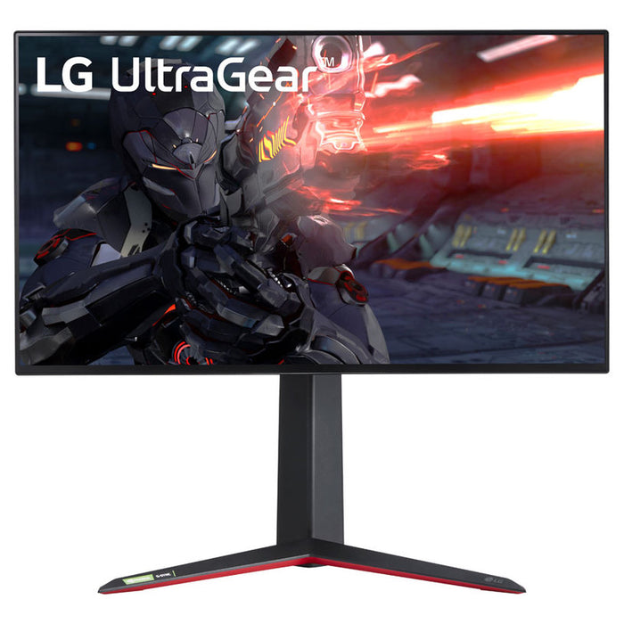 Монитор LG 27GN95R-B 0.156 мм, 178°/178°, IPS, 27.0 ", 68.6 см, 3840x2160, 144.00 Hz, 1.00 ms, HDMI, DisplayPort, ЧЕРЕН