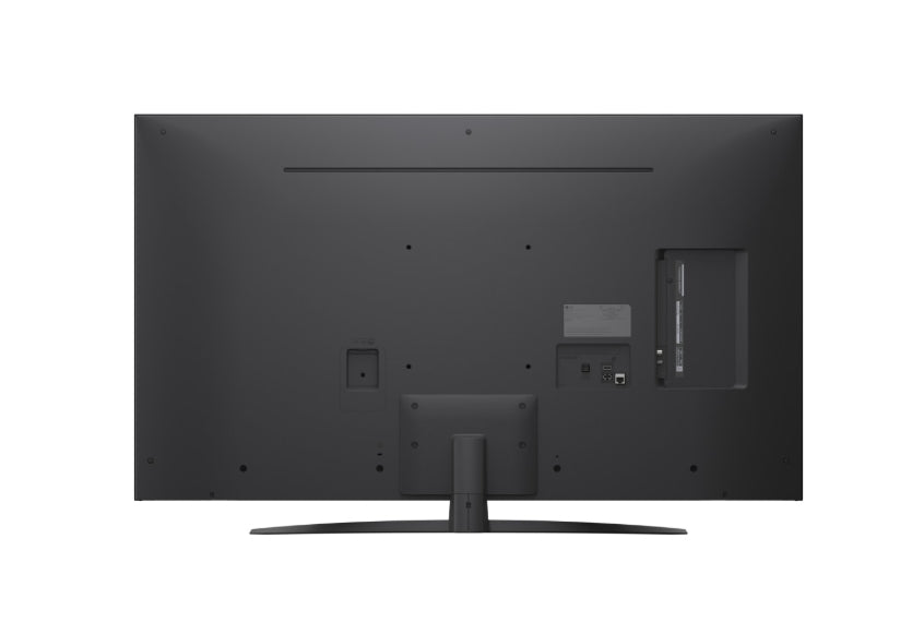 LG 50NANO81A3A, 50" 4K HDR Smart Nano Cell телевизор, 3840x2160, DVB-T2/C/S2, AI Alpha 7, HDR 10 PRO, webOS 25, ThinQ AI, VRR, ALLM, HGiG, WiFi, Clear Voice, AI Upscaling, Bluetooth, HDMI e-ARC, CI, LAN, AirPlay2, Chromecast, 2-полюсна стойка, черен