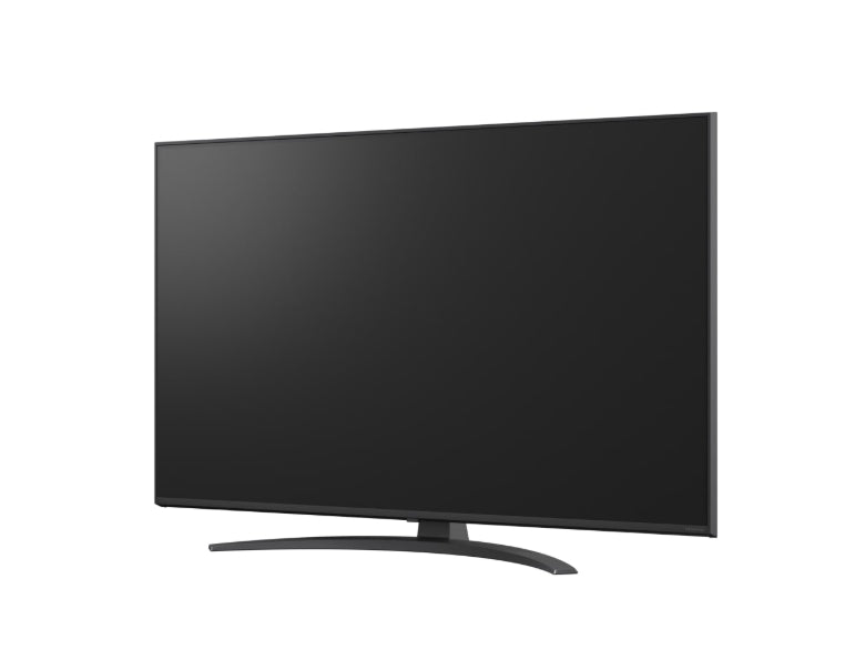 LG 50NANO81A3A, 50" 4K HDR Smart Nano Cell телевизор, 3840x2160, DVB-T2/C/S2, AI Alpha 7, HDR 10 PRO, webOS 25, ThinQ AI, VRR, ALLM, HGiG, WiFi, Clear Voice, AI Upscaling, Bluetooth, HDMI e-ARC, CI, LAN, AirPlay2, Chromecast, 2-полюсна стойка, черен