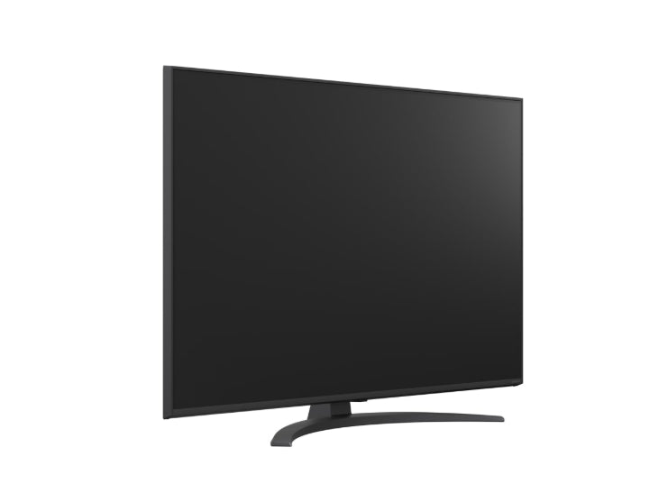 LG 50NANO81A3A, 50" 4K HDR Smart Nano Cell телевизор, 3840x2160, DVB-T2/C/S2, AI Alpha 7, HDR 10 PRO, webOS 25, ThinQ AI, VRR, ALLM, HGiG, WiFi, Clear Voice, AI Upscaling, Bluetooth, HDMI e-ARC, CI, LAN, AirPlay2, Chromecast, 2-полюсна стойка, черен