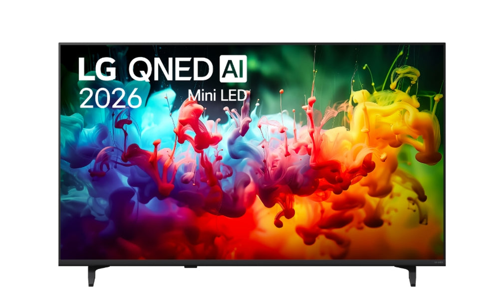 LG 50QNED70B3C, 50" 4K QNED MiniLED Smart TV, 3840x2160, DVB-T2/C/S2, Alpha 7 AI процесор, HDR10 / HLG, webOS 26 ThinQ, VRR / ALLM / HGiG, 4K Super Upscaling, WiFi 5, Bluetooth 5.3, AirPlay 2, LAN, CI, HDMI, AI Sound Pro, Google Cast, 2-полюсна стойка
