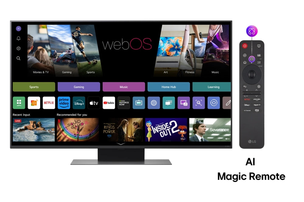 LG 50QNED86A3C, 50" 4K QNED HDR Smart TV, 3840x2160, 60Hz Native (VRR 144Hz), DVB-T2/C/S2, Alpha 7 AI процесор, HDR 10 PRO, webOS 25 ThinQ, 4K Upscaling, WiFi 5, Dolby Vision, Bluetooth 5.1, AirPlay 2, LAN, CI, HDMI, SPDIF, Стойка