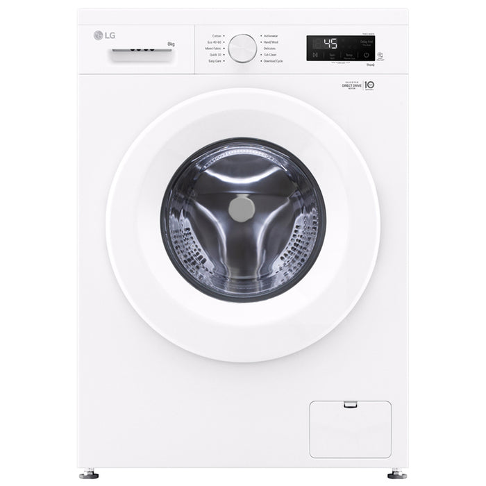 Пералня LG F4X1008NWH 8.0 kg, 1400 об/min, ИНВЕРТОРЕН МОТОР
