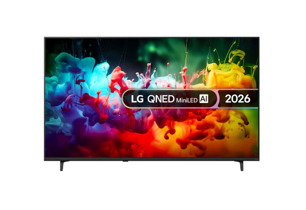 LG 65QNED71B3B., 65" 4K QNED MiniLED Smart TV, 3840x2160, DVB-T2/C/S2, Alpha 7 AI процесор, HDR10 / HLG, webOS 26 ThinQ, VRR / ALLM / HGiG, 4K Super Upscaling, WiFi 5, Bluetooth 5.3, AirPlay 2, LAN, CI, HDMI, AI Sound Pro, Google Cast, 2-полюсна стойка