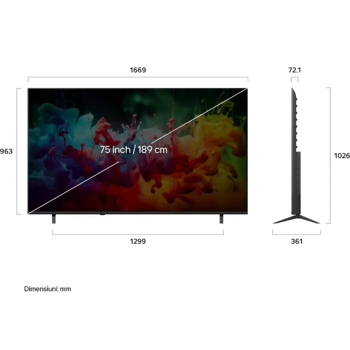 Телевизор LG 75QNED70B3A