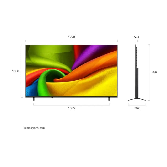 Телевизор LG 85NU850B3LA