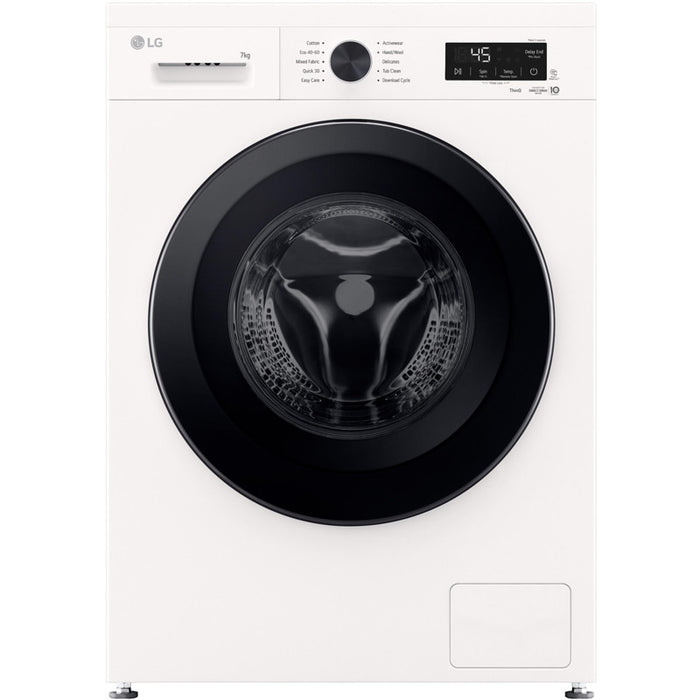 Пералня LG F2X10S7NWK , 1200 об./мин., 7.00 kg, A , Бял